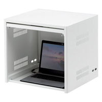 セキュリティーラック 小 幅560×奥行490×高さ490mm ホワイト RAC-SL5 1個（直送品）