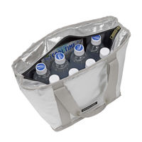 キャプテンスタッグ デリス シルバートートクーラーバッグ 10L UE-0656 1個
