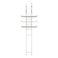 佐藤産業 WALF ウォルフ 洗濯機ラック 幅615×奥行270×高さ2070～2670mm ホワイト WS270-50 WH 1台（直送品）