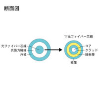 ダイヤトレンド DFC-MM(OM3)FCFC-CP11(22M) 1本（直送品）