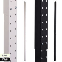 【軒先渡し】北島 壁面突っ張りパンチングラック HT-50 幅58×奥行34×高さ2700mm  ブラック 1台（直送品）