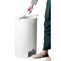 VARIAS DiETZ DustBox30 フットセンサーダストボックス オフホワイト VA-DIETZ-SO30-OWH 1台（直送品）