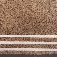 林 超大判バスタオル エッジライン ブラウン LN602826 1枚