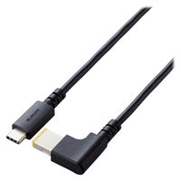 エレコム ノートPC用充電ケーブル タイプC to DC角コネクタ 60W 2m DC-PDL20BK 1個