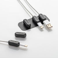 マグネットケーブルホルダー CA-515BK 1個 サンワサプライ（直送品）