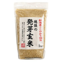 田中米穀 越後の発芽玄米 新潟産コシヒカリ1KG 10個 783007-3 1箱（直送品）