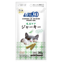 AIM30 毛玉ケアジャーキー 国産 30g 1セット（1袋×6）マルカン 猫用 おやつ