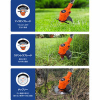 ファミリー・ライフ ファミラ NEW充電式コードレス3WAY草刈り機16点セット+予備バッテリー 04283 1個（直送品）