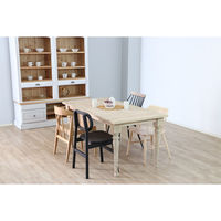 【軒先渡し】UP ダイニングテーブル マダム 幅1597×奥行800×高さ720mm ベージュ 54683080 1台（直送品）