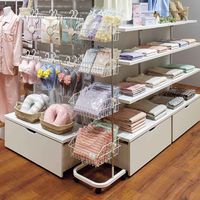 ストア・エキスプレス スキマ型4段エンドワゴン W60cm 2526-15 1台 61-114-9-2（直送品）