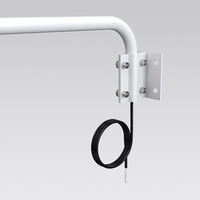 グッド・グッズ アーム式LED看板灯 LDーK8W 2100LM ホワイト 1個（直送品）