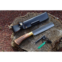 トヨクニ 角型ダマスカス焚火鉈 晶之作 tygr230410-046 1本（直送品）