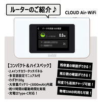 DHA Corporation DHAクラウドWiFiルーター + 50GB365日国内通信パック DHA-RTR-036 1台