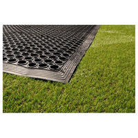 昭光物産(株) 有孔マット ブラック 1520x910x12 631113 1セット(2個)（直送品）