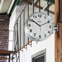 ダブル フェイス ウォール クロック シルバー S82429SV DULTON/ダルトン