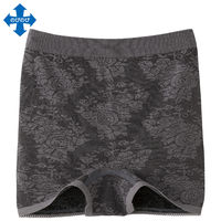 ケアファッション ストレッチ1分丈ショーツ(2枚組) 縫い目なし のび素材はき心地快適 GY LL 80014803 1組（直送品）