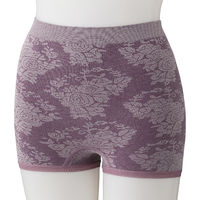 ケアファッション ストレッチ1分丈ショーツ(2枚組) 縫い目なし のび素材はき心地快適 WI LL 80014813 1組（直送品）