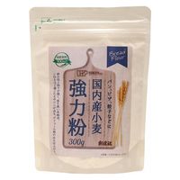 創健社 国内産小麦 強力粉 チャック付 300g 1セット（1個×2）