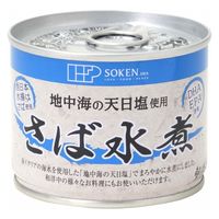 創健社 さば水煮 地中海の天日塩使用 190g 1セット（1個×2）鯖缶 缶詰