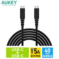 AUKEY ケーブル Impulse USB4 PD 240W CtoC 1.5m CB-CD24-BK 1個