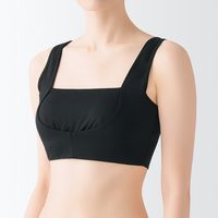 【レディース】無印良品 婦人 なめらかナイトブラジャー 婦人M 黒 良品計画