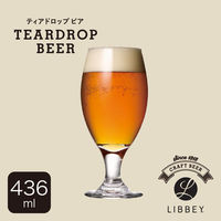 Libbey クラフトビアシリーズ ビールグラス ティアドロップビア436ml LB-001 4545229142606 1個