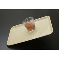 橋本達之助工芸 トレー 滑り止め加工 電子レンジ対応 33cm 角 ホワイト 滑らないトレー 4932903142265 1個