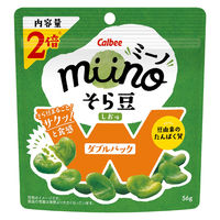 miino（ミーノ）そら豆 しお味Wパック 56g 1セット（1袋×6） カルビー スナック菓子 おつまみ