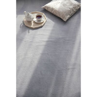 スミノエ ホームラグ ミニマル リュクス 消臭 防炎 ラグ ハク 900×900mm グレー 4549781310954 1枚（直送品）