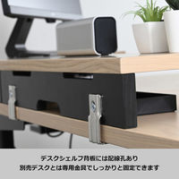 【軒先渡し】コイズミファニテック ULTAGE デスクシェルフ/コーナー 幅500×奥行500×高さ90mm KWA-318MOBK 1台（直送品）