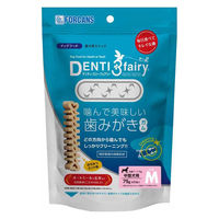 デンティ・スリーフェアリー 犬用 歯みがきガム M 中型犬用 75g（約6個入）3袋 フォーキャンス