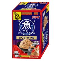 いなば 魚づくし 猫用 まぐろ・かつお（60g×12袋入）3箱 キャットフード パウチ