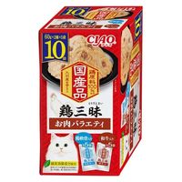 いなば CIAO チャオ 鶏三昧 お肉バラエティ 国産（60g×10袋入）3箱 キャットフード パウチ