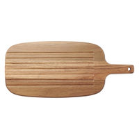 無印良品 アカシア 両面使えるカッティングボード 持ち手付き 大 約幅17×奥行38.5×厚さ1.5cm 1セット（1個×3）