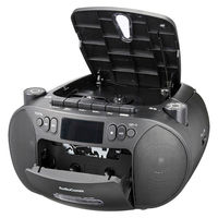 オーム電機 CDラジカセ 320 ブラック 03-5562 1個