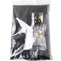 日本紐釦貿易 日本紐釦 巾着ショルダーバッグが作れるキットセット ブラックカラー ブラック 3SET-PSBSET-B 1セット（直送品）