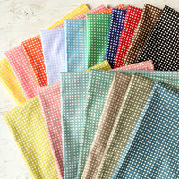 Happy Sweet Collection チェック スケア プリント生地 巾約110cm ピンク 10mカット HS1287-2-10M（直送品）