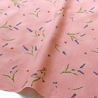 パッチワークコレクション 花柄 プリント生地 ピンク 巾約110cm×2mカット NCM11260-1F-2M 1袋(110cm×2mカット（直送品）