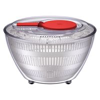 サラダスピナー 野菜水切り ViV Sサイズ レッド 直径21×高さ14cm 日本製 1セット（3個）