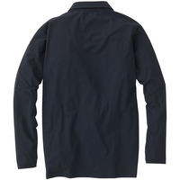 GG（ジージー） 長袖ポロシャツ チャコールグレー 3L  0395-50　1着（直送品）