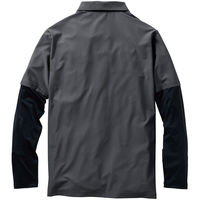 GG（ジージー） 長袖ポロシャツ（胸ポケット） ブラック M  7345-50　1着（直送品）