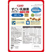いなば CIAO チャオ すごい乳酸菌クランキー かつお節入り ほたて味 国産 200g 1袋 キャットフード