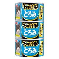 いなば わがまま猫 とろみ まぐろ しらす入り 140g×3缶 1セット（1個×3）キャットフード 猫用 缶詰