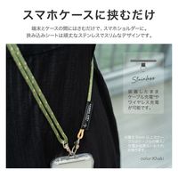 MSソリューションズ スマートフォン ショルダーストラップ SPEED DRYタイプ カーキ LN-SS19KA 1個