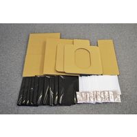 【非常用トイレ】組立式緊急簡易トイレ 男女兼用 災害 断水 停電 消臭 日本製 1個