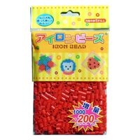 創アンド遊 創&遊アイロンビーズ単色パック 赤 AB-200-01 1セット(1個×12)