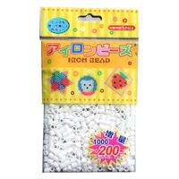 創アンド遊 創&遊アイロンビーズ単色パック 白 AB-200-16 1セット(1個×12)