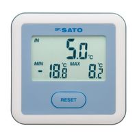 佐藤計量器製作所 冷蔵庫用デジタル温度計 PC-3310 1台 65-8726-85（直送品）