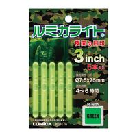 エスコ φ7.5x75mm ミニスティックライト(グリーン/5本) EA983RM-51A 1セット(11袋)（直送品）