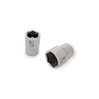 エスコ 1/2”DR x 8mm ソケット(ステンレス製) EA618SC-8 1個（直送品）